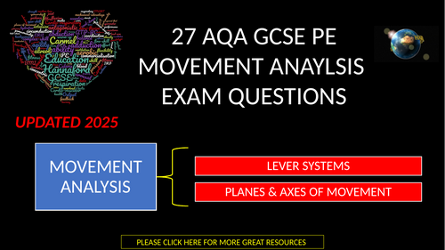 27 Movement Analysis  Exam Questions for AQA GCSE PE With Mark Schemes