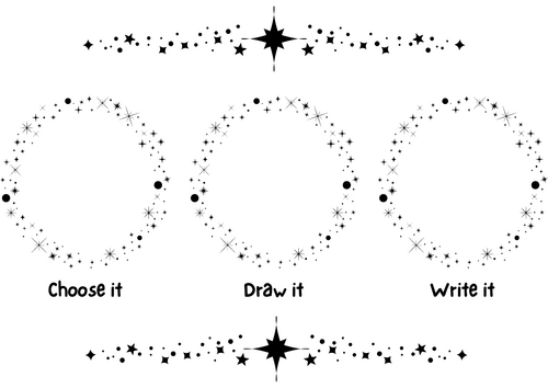Phonics 'Draw it' activity