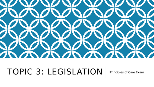 Health and Social Care OCR AAQ F090 Exam Topic 3 Resources