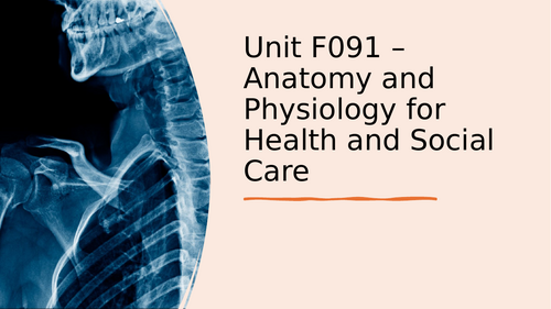 AAQ Cambridge Advanced National in Health and Social Care  Unit F091