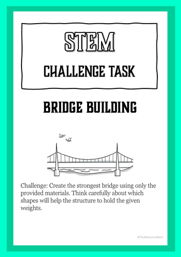 4 Stem Challenge Cards