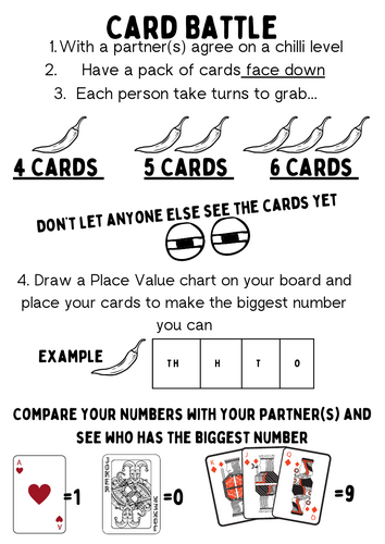 Maths Place value games