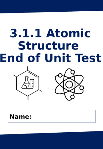 AQA A-Level Chemistry End of Topic Test – 3.1.1 Atomic Structure