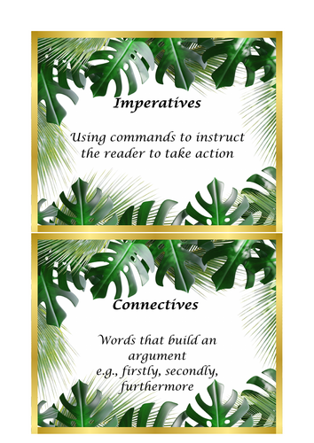 Persuasive Writing Poster