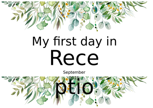 First day in Reception