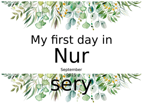 First day in Nursery