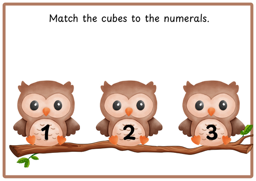 Owls- Match numerals
