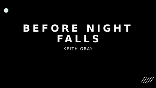 Before Night Falls Horror Writing