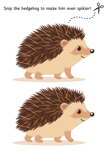 Hedgehog first cutting skills