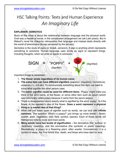 Talking Points - David Malouf, An Imaginary Life