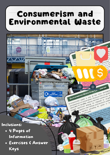 Consumerism and Environmental Waste: Causes and Solutions