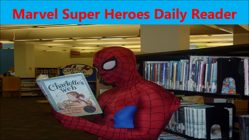 Marvel Super Heroes Daily Reader Slideshow Presentaion