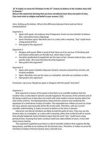 Big Bang Task with evaluation lesson