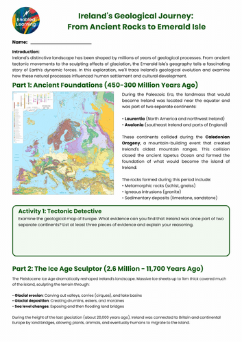 Irish History - Complete Lesson Bundle - 22 Lessons