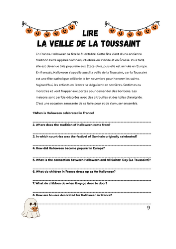 La Veille de la Toussaint - French Halloween