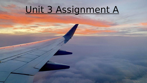 Pearsons - BTEC Travel and Tourism - Level 3 - Unit 3 - Principels of Marketing