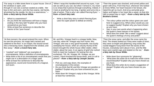 KS3, KS2, Fairy Tales, homework, cover, task choice grid, adaptive, pupil choice