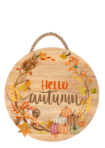 Autumn plaque