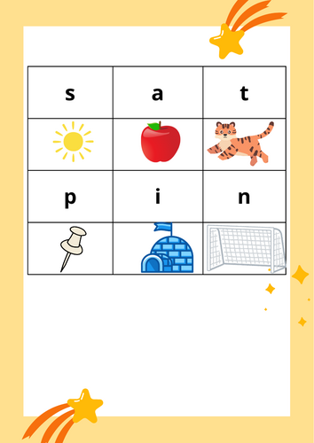 Phase 2 phonics mat