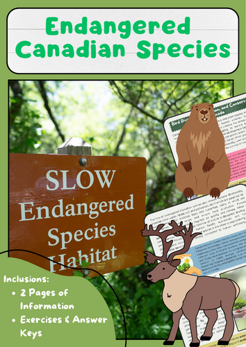 Endangered Canadian Species – Wildlife, Conservation, Biodiversity