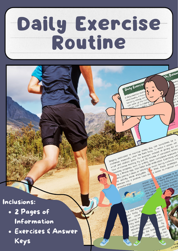 Daily Exercise Routine: Health, Strength, Endurance