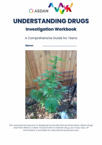 ASDAN PSHE - Tobacco and Drugs - Understanding Drugs Booklet Activity - B3