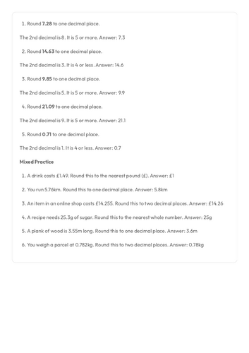 FS Maths L10 - Understanding Rounding Numbers