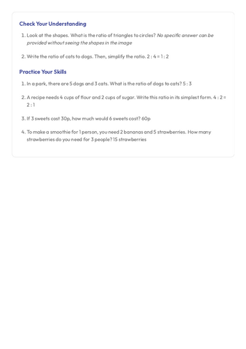 FS Maths - L17 - Ratio and Proportion