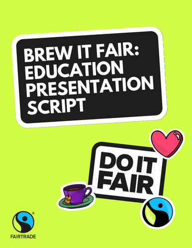 Fairtrade Fortnight 2025 Brew it Fair resources