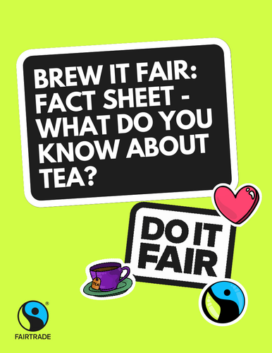 Fairtrade tea fact sheet