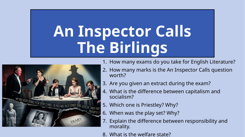 An Inspector Calls - Act 1 The Birlings