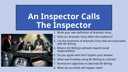 An Inspector Calls - Act 1 The Inspector