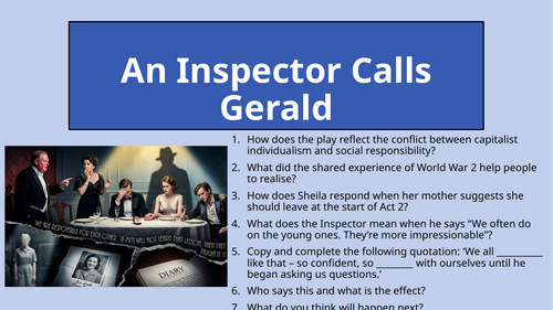 An Inspector Calls - Act 2 Gerald
