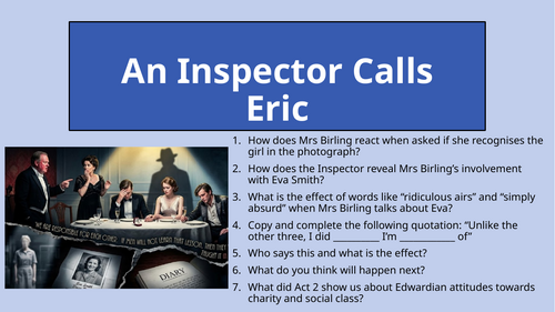 An Inspector Calls - Act 3 Eric