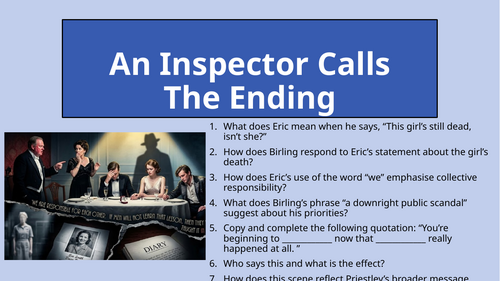 An Inspector Calls - Act 3 The End