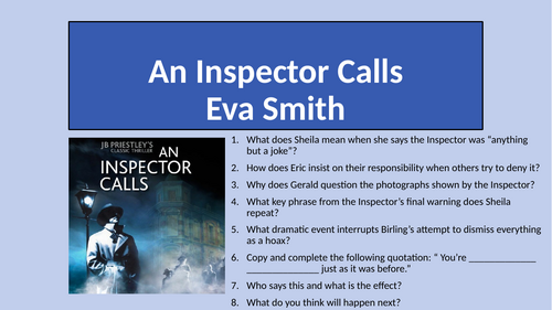An Inspector Calls - Eva Smith