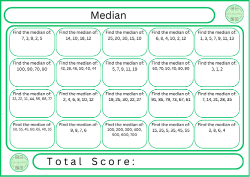 Median - 20 Questions