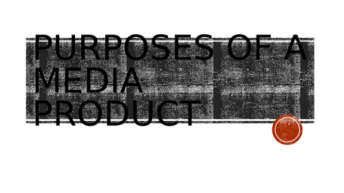 Creative iMedia R093 Revision 4. Purposes of a Media Product