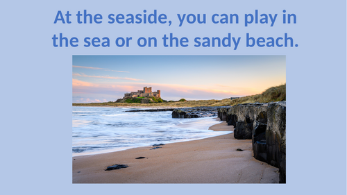 Seaside Past and Present EYFS