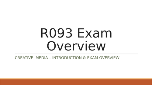 Creative iMedia R093 Introduction Lesson