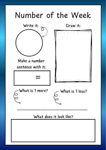 Number of the week poster