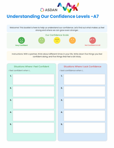 ASDAN Careers and experiencing work - Self-Development - A7