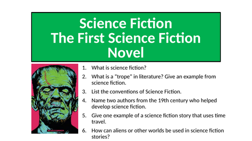 Science Fiction - The First Science Fiction Novel (Frankenstein)