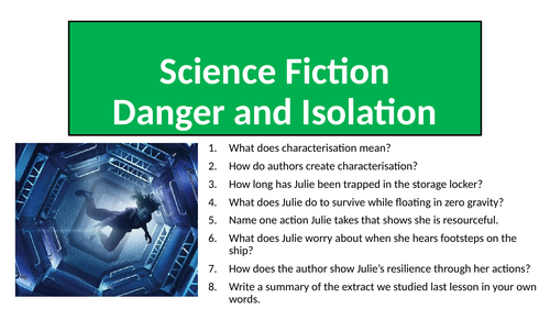 Science Fiction - Danger and Isolation (Evaluation)