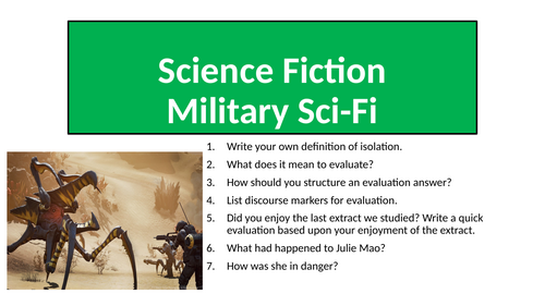 Science Fiction - Military Sci-Fi (Starship Troopers)