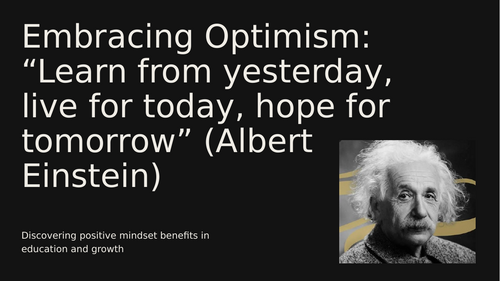 Optimism assembly KS3/4