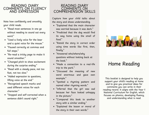 Home Reading Leaflet