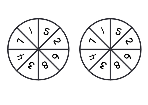 Number Spinning Wheel