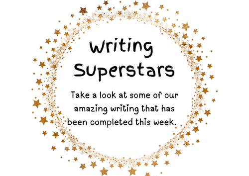 Writing Superstars Display