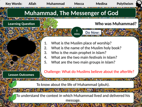 AQA Muslim Beliefs L2- Who is Muhammad?